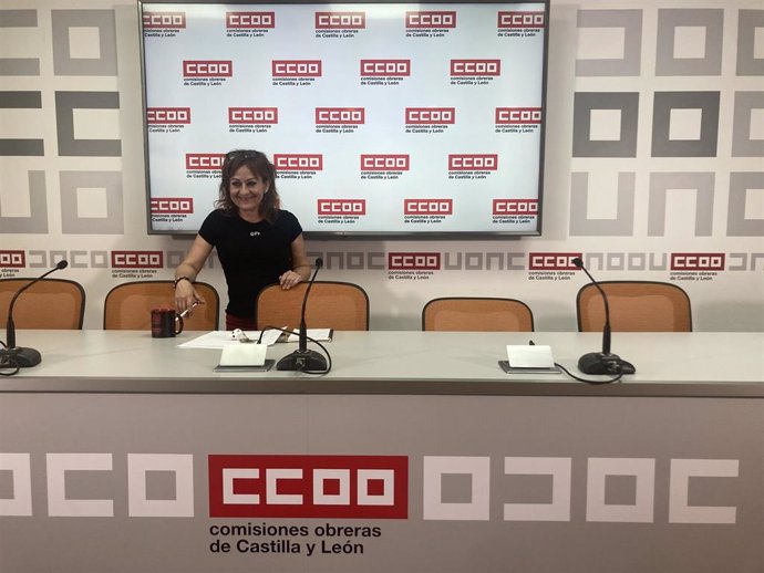 Archivo - La secretaria de Empleo y Migraciones de CCOO CyL, Nieves Granados.