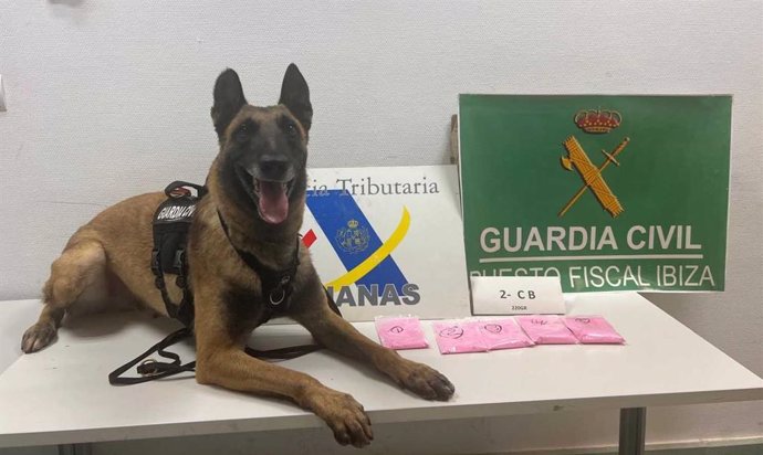 Detenida una mujer destinataria de un paquete con cocaína rosa