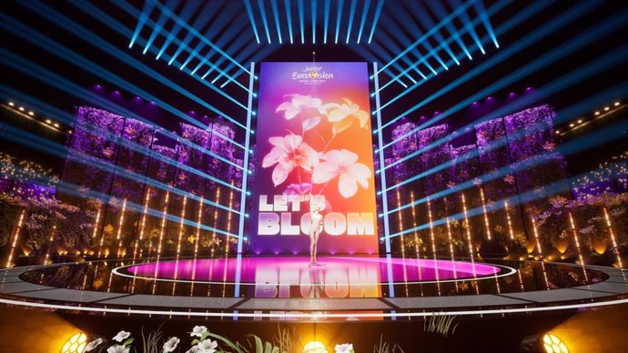 Escenario de la Caja Mágica para el Festival Eurovisón Junior.