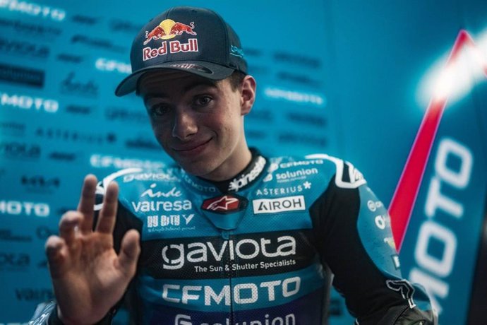 El piloto colombiano David Alonso subirá a Moto2 en 2025 con el CFMoto Inde Aspar Team.