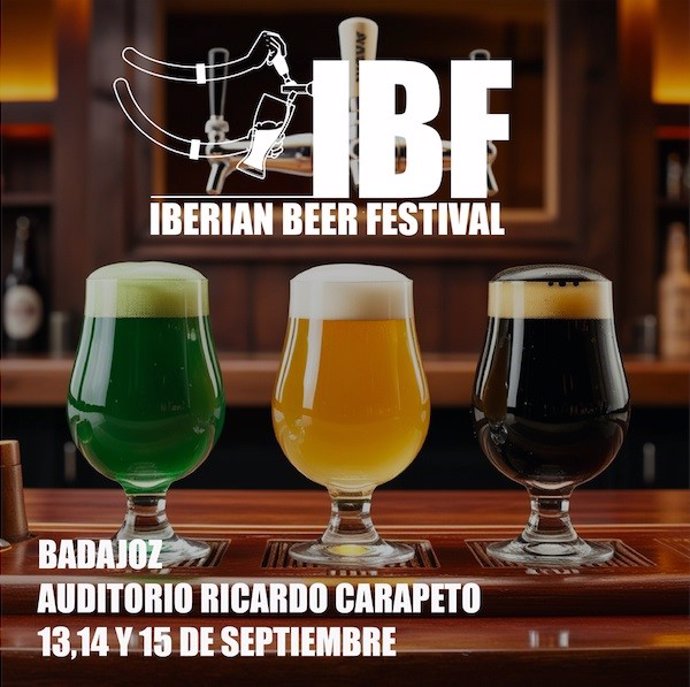 El Iberian Beer Festival se desarrollará este mes en el Auditorio Ricardo Carapeto de Badajoz.