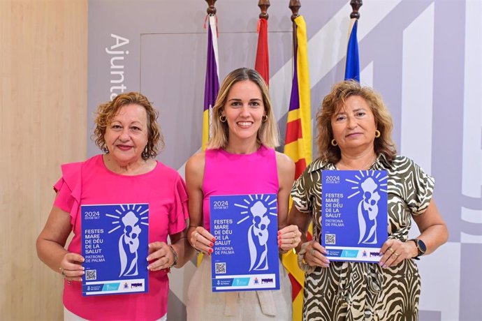 La teniente de alcalde de Participación Ciudadana, Lourdes Roca, en la presentación de la programación de las fiestas de la Mare de Déu de la Salut.