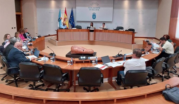 Comisión de Pesca e Marisqueo del Parlamento de Galicia en su reunión dle 3 de septiembre de 2024.