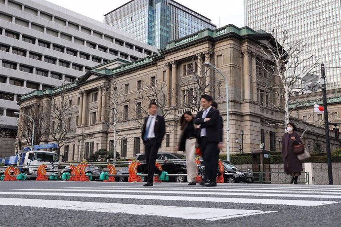 Archivo - Vista del Banco de Japón (BOJ).