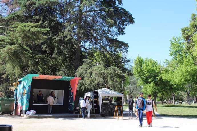 Archivo - Las bibliotecas municipales vuelven a dar vida al Kiosco de las Letras del Parque Grande