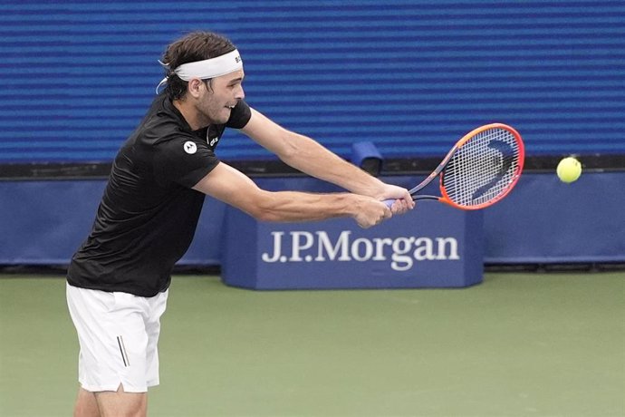 El tenista estadounidense Taylor Fritz durante un encuentro en el US Open 2024.