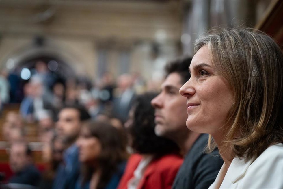 Archivo - La líder de los comuns en el Parlament, Jéssica Albiach, en una imagen de archivo.