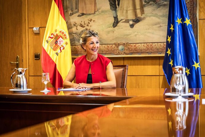 La vicepresidenta segunda y ministra de Trabajo, Yolanda Díaz