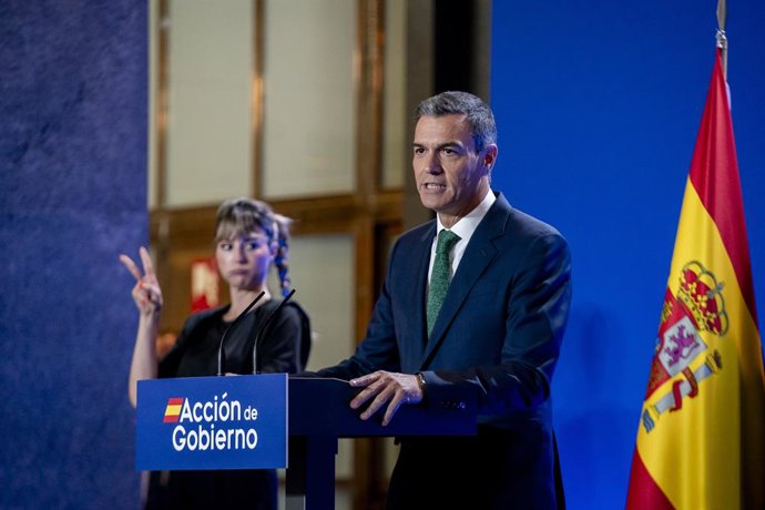 El presidente del Gobierno, Pedro Sánchez, inaugurará el curso político, en un acto en la sede del Instituto Cervantes, a 4 de septiembre de 2024, en Madrid (España). En su comparecencia, Sánchez expone las prioridades y las principales líneas de actuació