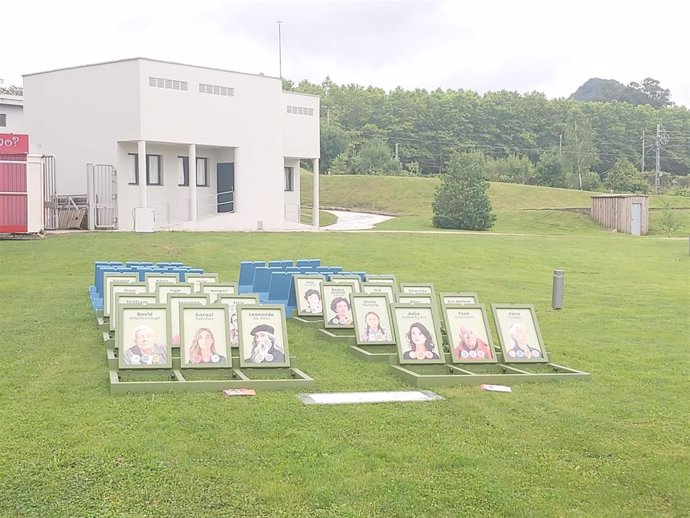 Archivo - Instalación en el parque experiencia de BBK Klima de Urdaibai