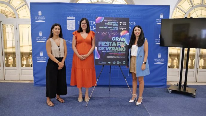 Presentación de la Fiesta Fin de Verano de Huércal de Almería.