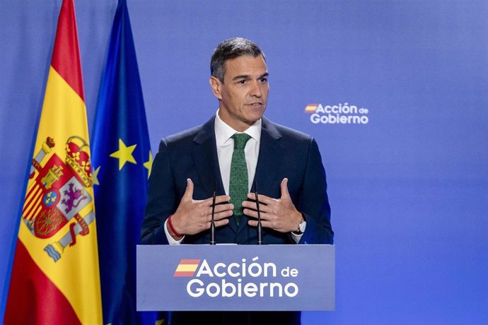 El presidente del Gobierno, Pedro Sánchez, este miércoles.