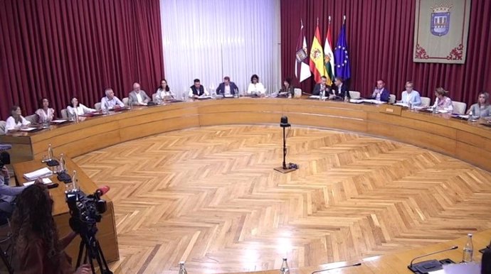 Pleno del Ayuntamiento de Logroño, hoy en sesión extraordinaria