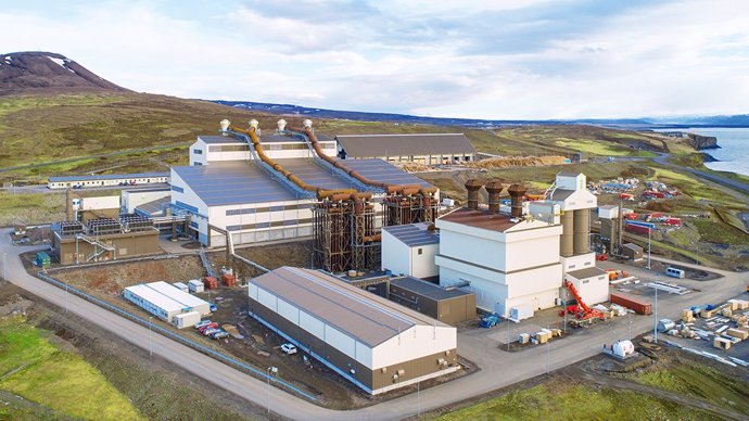 Silicon metal plant of PCC BakkiSilicon hf. in Húsavík, Iceland, 2018; (c) PCC SE;   Editorial use only in connection with reporting on PCC.