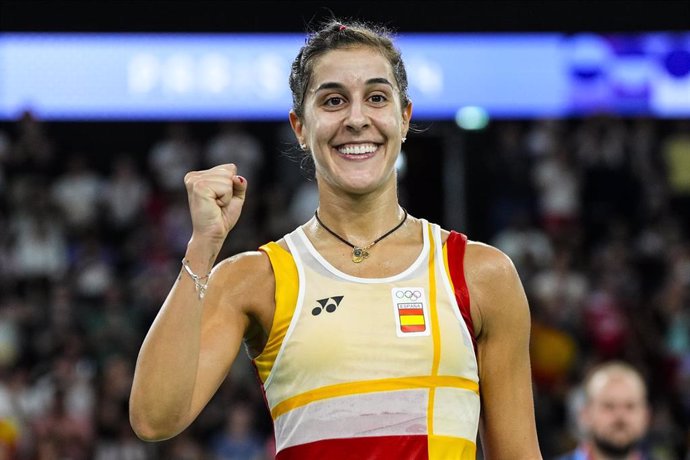 Archivo - La depostista onubense Carolina Marin.