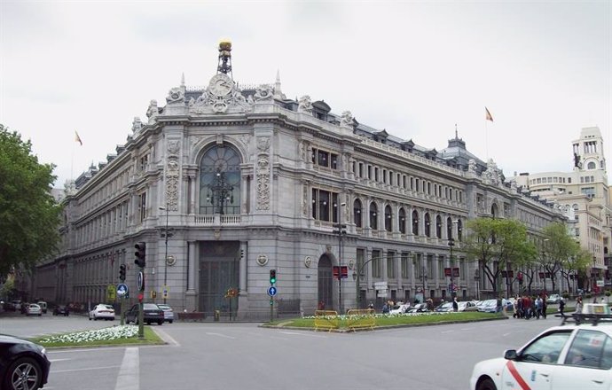 Archivo - Edificio del Banco de España.