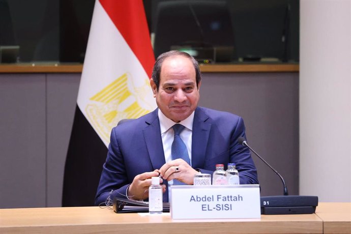 Archivo - El presidente de Egipto, Abdelfatá al Sisi (archivo)