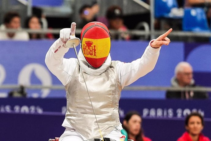 Judith Rodríguez durante los Juegos Paralímpicos de París