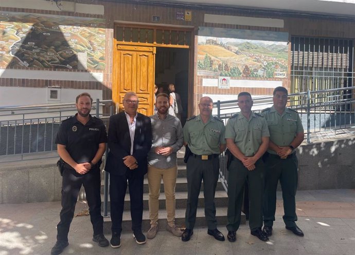 Asistentes a la Junta Local de Seguridad.