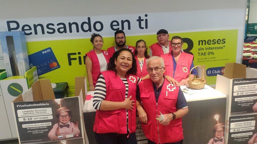 La XVI edición de la 'Vuelta al Cole Solidaria' de Cruz Roja y Carrefour estará en Palencia el 6 y 7 de septiembre .
