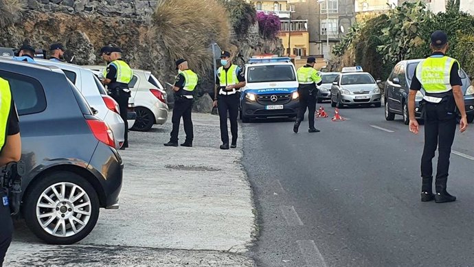 Control de drogas a conductores en Santa Cruz de Tenerife