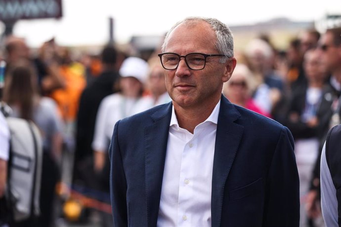 El presidente de la F1, Stefano Domenicali, en el Gran Premio de Países Bajos 2024. 