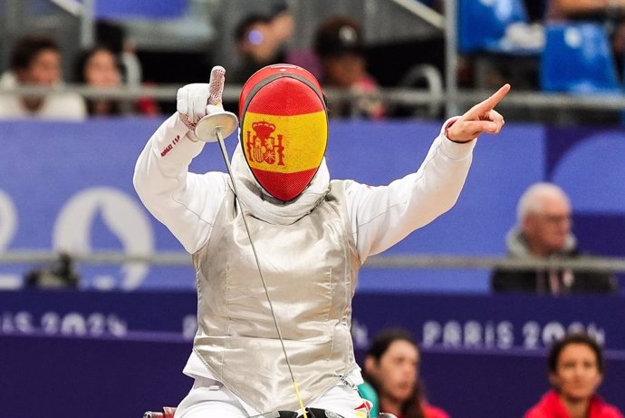 Judith Rodríguez durante los Juegos Paralímpicos de París