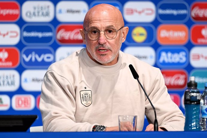 Archivo - 13 July 2024, Berlin: Spain manager Luis de la Fuente attends a press conference at Olympiastadion in Berlin, ahead of Sunday's UEFA EURO 2024 final soccer match against Spain. Photo: -/Uefa Handout via PA Media/dpa