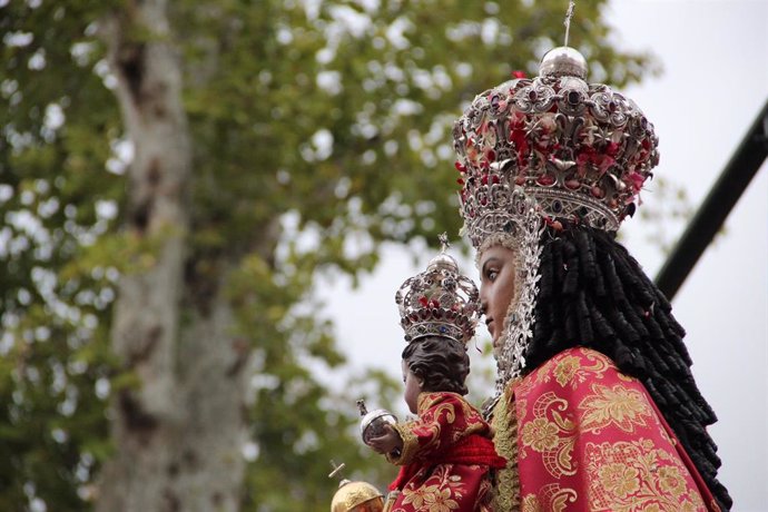 Archivo - Virgen de la Fuensanta en su llegada a Murcia (imagen de archivo)