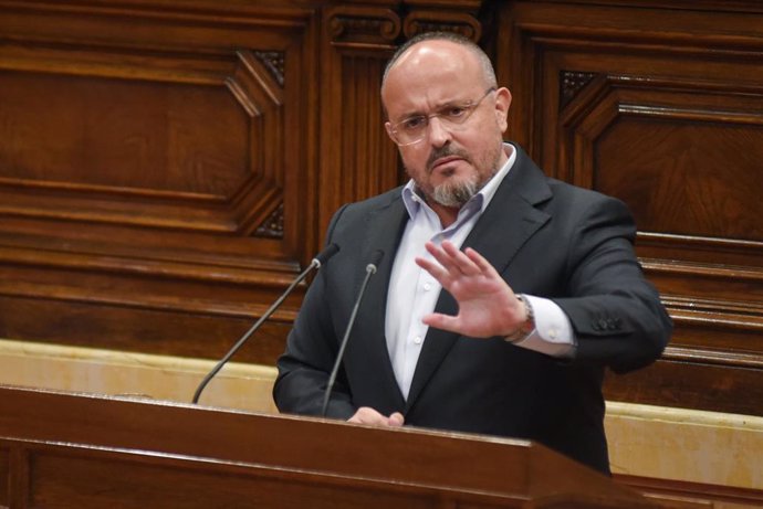 Alejandro Fernández (PP) en el pleno de este jueves