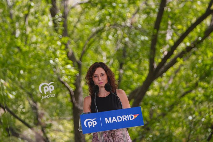 Isabel Díaz Ayuso, presidenta de la Comunidad de Madrid y del PP de Madrid