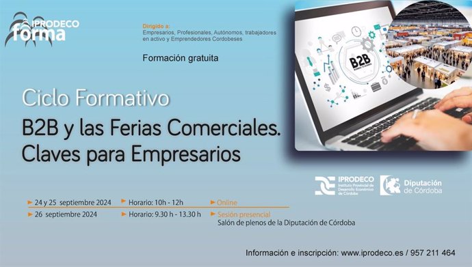 Cartel del curso formativo.