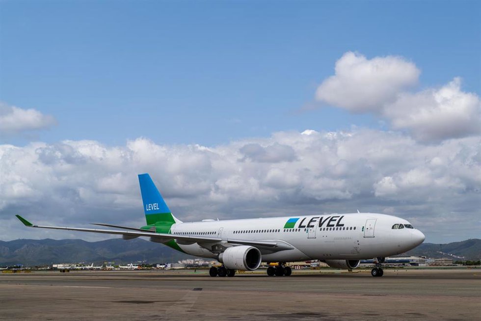 Un avión de Level