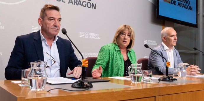 Rueda de prensa del inicio del curso escolar en Aragón.