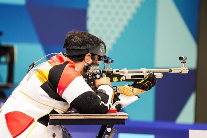 Juan Antonio Saavedra durante los Juegos Paralímpicos de París