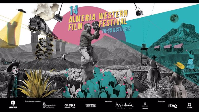 Cartel de la 14 edición de Almería Wéstern Film Festival