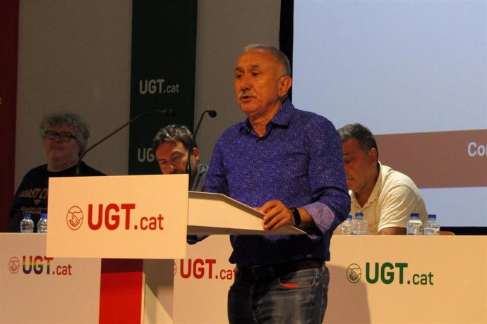 El secretario general de UGT, Pepe Álvarez