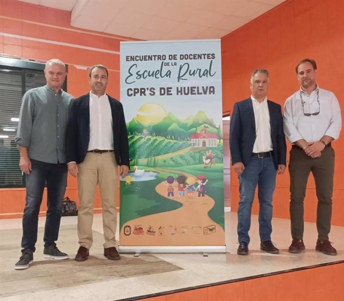 Inauguración del Encuentro de Docentes de la Escuela Rural de Huelva.