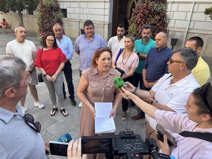 La coordinadora provincial de IU en Granada, María Carmen Pérez