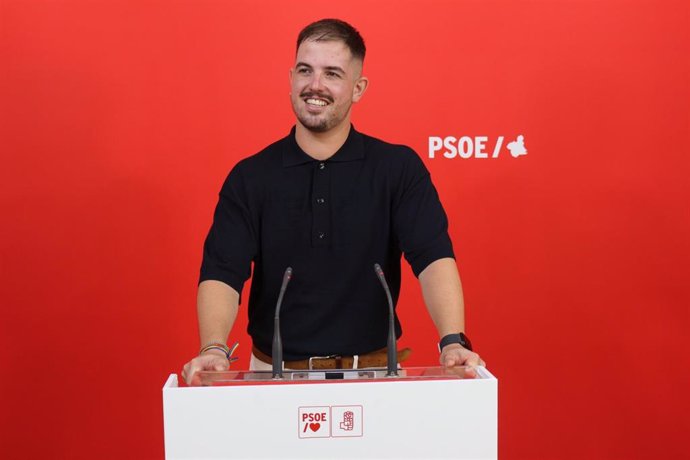 El diputado regional y secretario general de las Juventudes Socialistas de la Región de Murcia, Miguel Ortega