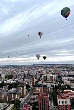 Globos en el centro de Valladolid