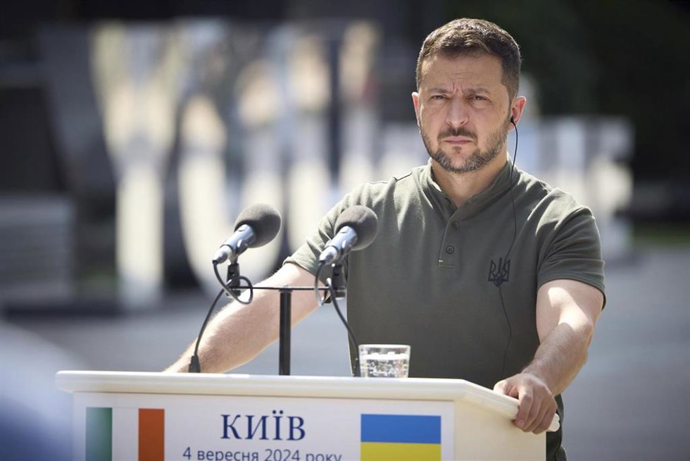 El presidente de Ucrania, Volodimir Zelenski.