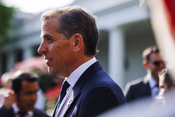 Hunter Biden en la Casa Blanca. 