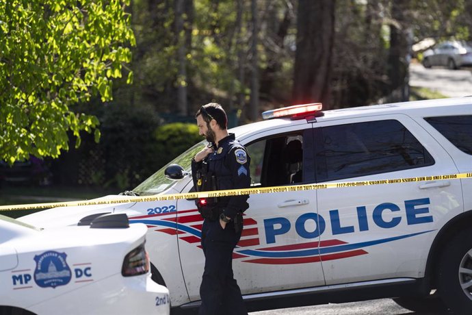 Archivo - Un agente de la Policía de Estados Unidos.