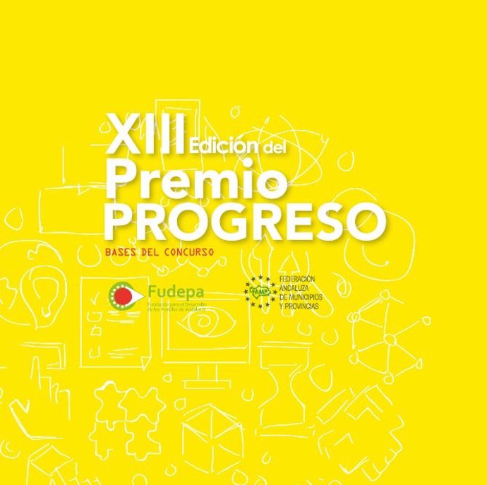 Cartel anunciador de la XIII edición de los Premios Progreso que organizan Fudepa y la FAMP.