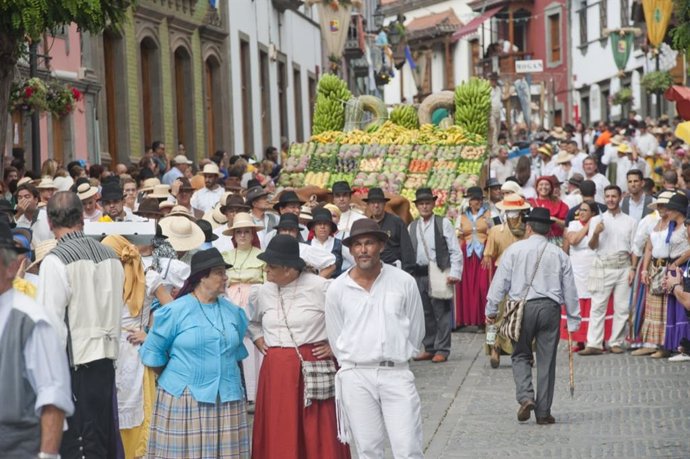 Archivo - Gran Canaria tendrá este jueves su epicentro en Teror por la 71º Romería-Ofrenda del Pino 