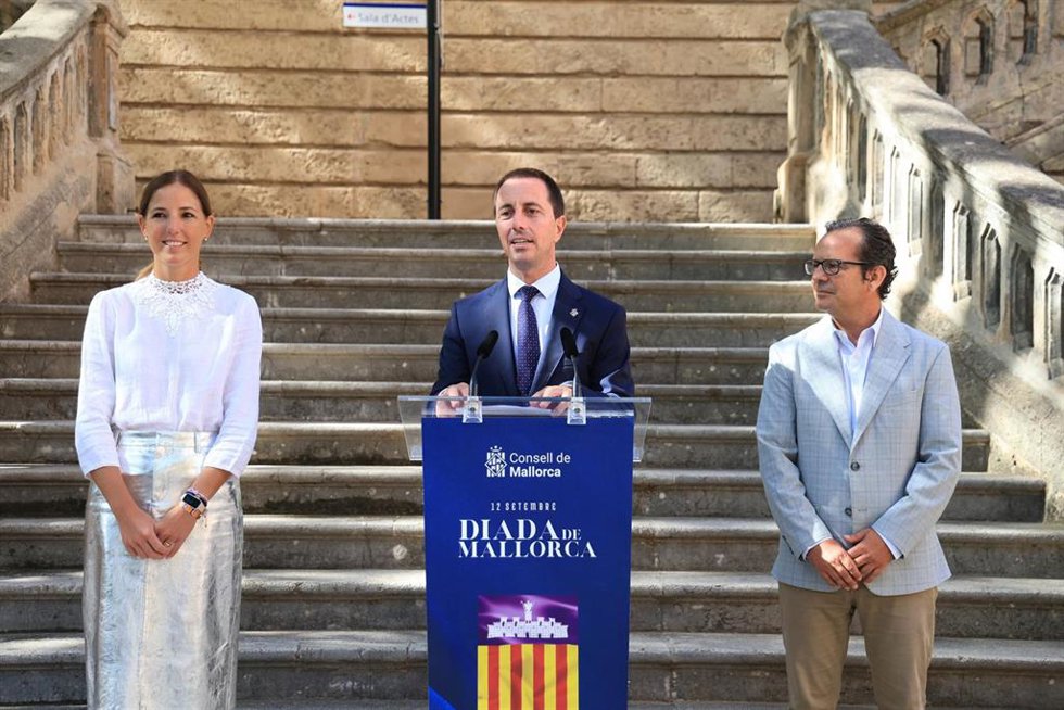 El presidente del Consell de Mallorca, Loren Galmés, presenta el programa de la Diada de Mallorca 2024.