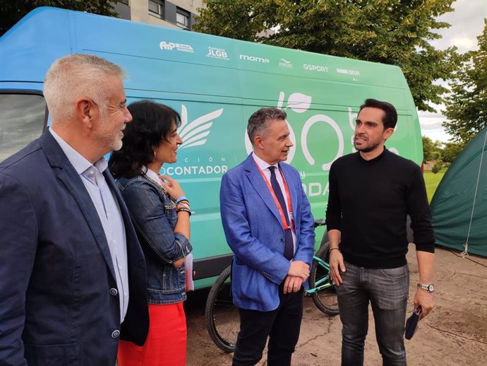 Logroño se suma a la iniciativa de la Fundación Alberto Contador para donar bicicletas a colectivos vulnerables