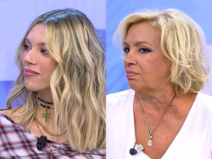 ALEJANDRA RUBIPO Y CARMEN BORREGO EN EL PLATÓ DE 'VAMOS A VER'