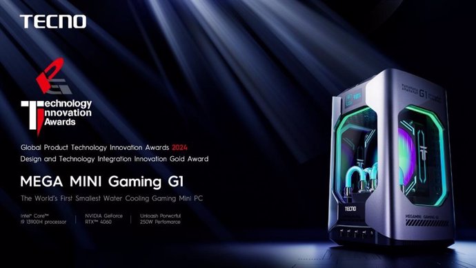 Design and Technology Integration Innovation Gold Award - TECNO MEGA MINI Gaming G1